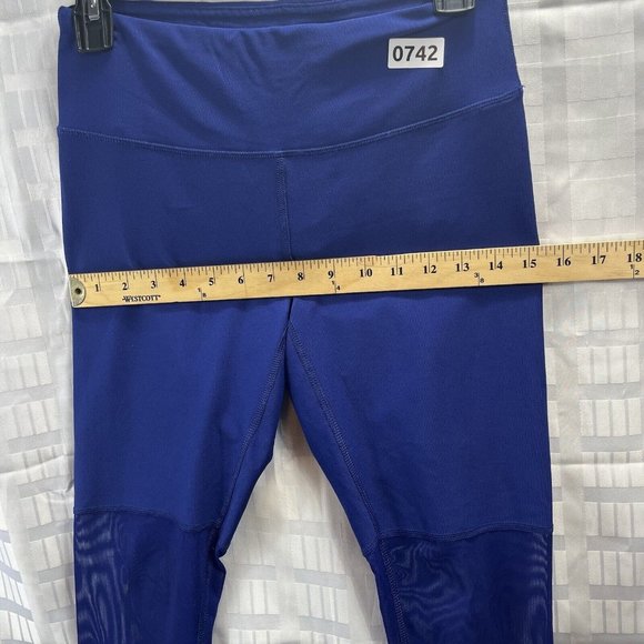 90 Degree by Reflex Womens Stretch Pull On Yoga Leggings Size S Color Blue - Picture 4 of 10